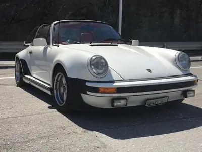 Porsche 911 S Targa 1973 — Chef-d'œuvre cabriolet vintage, seulement 28'000 km — vue extérieure