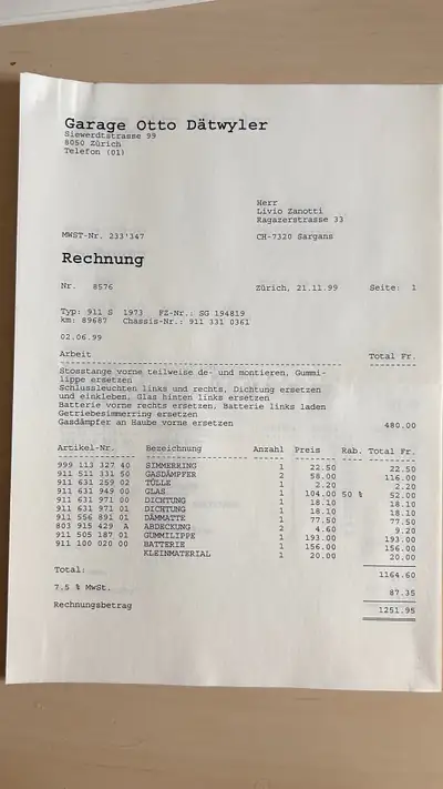 Porsche 911 S Targa 1973 — Chef-d'œuvre cabriolet vintage, seulement 28'000 km — Miniature 21