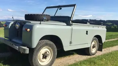 Land Rover 88-110 88/11 A 1966 — Légende 4x4 diesel, ultra-basse kilométrage — Thumbnail 8