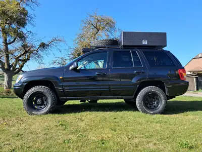 Jeep Grand Cherokee 2.7 CRD Limited — 4x4 aménagé style van, diesel robuste — tableau de bord