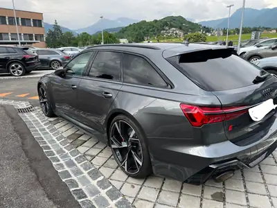 Audi RS6 Avant 4.0 TFSI V8 Quattro — 600 ch, Break haute performance, 85 000 km — Heckansicht
