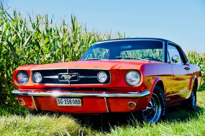 Ford Mustang GT Coupé 1965 — Légende américaine, 228 ch et seulement 39'000 km — vista esterna
