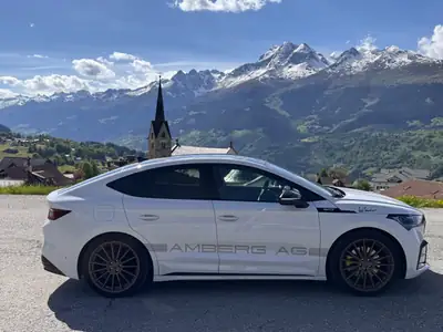Skoda Enyaq Coupé RS iV 80 4x4 — SUV électrique sportif, 38'000 km seulement — intérieur