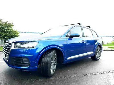 Audi Q7 3.0 TDI Quattro — SUV 7 places robuste, freins neufs et 2 jeux de roues premium — rear view