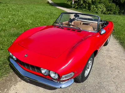 FIAT Dino Spider 1969 — Chef-d'œuvre italien cabriolet, 57'000 km seulement — côté