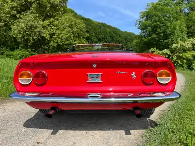 FIAT Dino Spider 1969 — Chef-d'œuvre italien cabriolet, 57'000 km seulement — intérieur