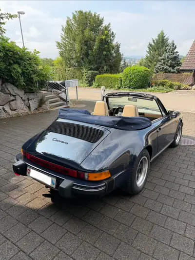 Porsche 911 Carrera Cabriolet — Icône des années 1980, 207 ch sans compromis — intérieur