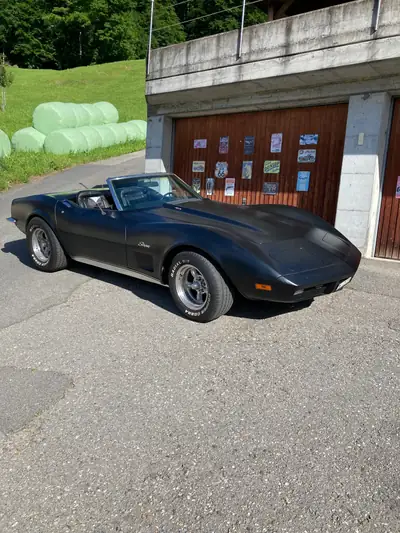 Chevrolet Corvette 454 1973 — Cabriolet muscle car mythique, moteur légendaire — interni