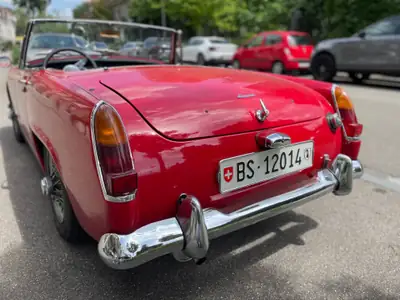 Austin-Healey Sprite 1961 — Légendaire roadster britannique, véhicule vétéran authentique — détail