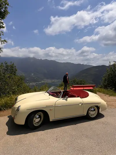Porsche 356 Speedster APAL Replica — Légende cabriolet des années 1980, véhicule vétéran authentique — tableau de bord