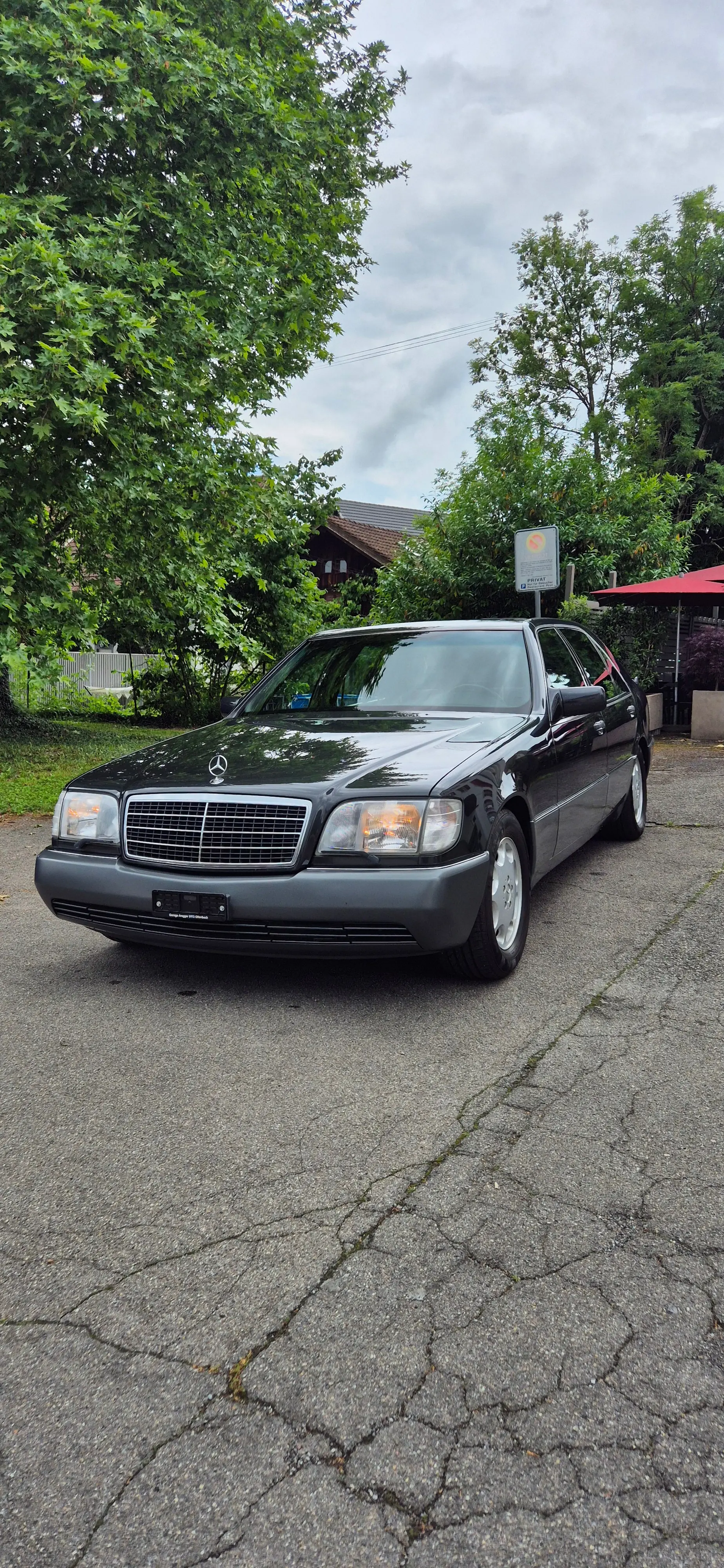 Mercedes-Benz 500 SEL — Berline de prestige 1993, vérifiée contrôle technique — vue extérieure
