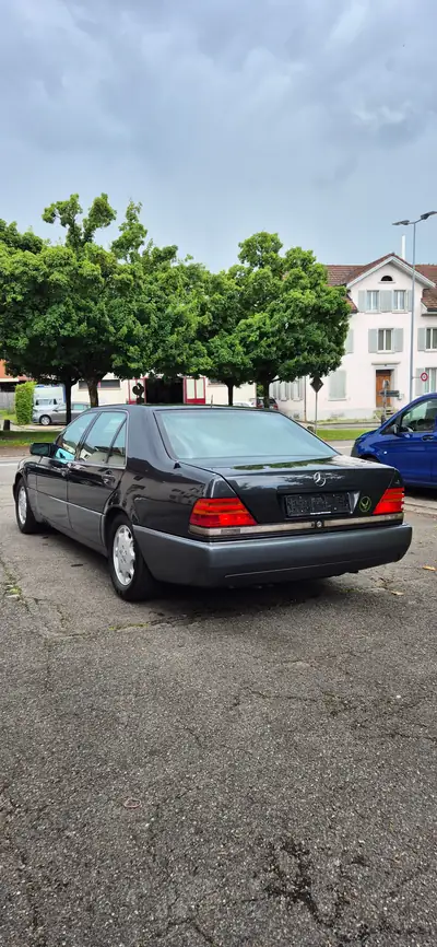 Mercedes-Benz 500 SEL — Berline de prestige 1993, vérifiée contrôle technique — intérieur