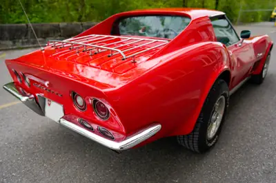 Chevrolet Corvette C3 1972 — Légende américaine restaurée, moteur neuf 5.7L — Heckansicht