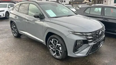 Hyundai Tucson 1.6 TGDI PHEV N Line — SUV hybride rechargeable 4WD, 50 km seulement — side view