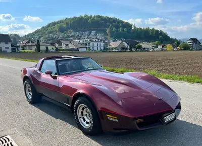Chevrolet Corvette C3 1981 — Légendaire coupé sportif, 33'000 km seulement — vista esterna