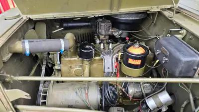 Dodge WC 1942 — Cabriolet historique, légende de guerre américaine — intérieur