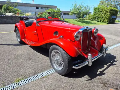 MG TD 1953 — Cabriolet britannique de légende, seulement 39'850 km — vue extérieure