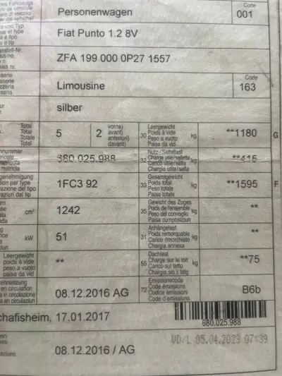 Fiat Punto 1.2 MyStyle — Citadine fiable, entretien à jour, sans sinistre — Miniature 14