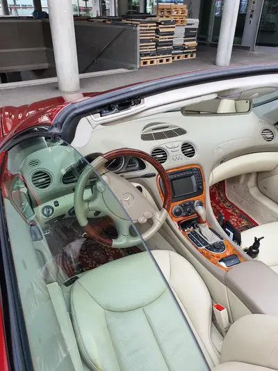 Mercedes-Benz SL 500 — Roadster légendaire, 306 ch, sans accident — vista posteriore