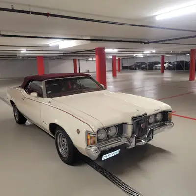 Mercury Cougar XR 7 1972 — Cabriolet légendaire, moteur V8 puissant, 20'000 km seulement — vista esterna