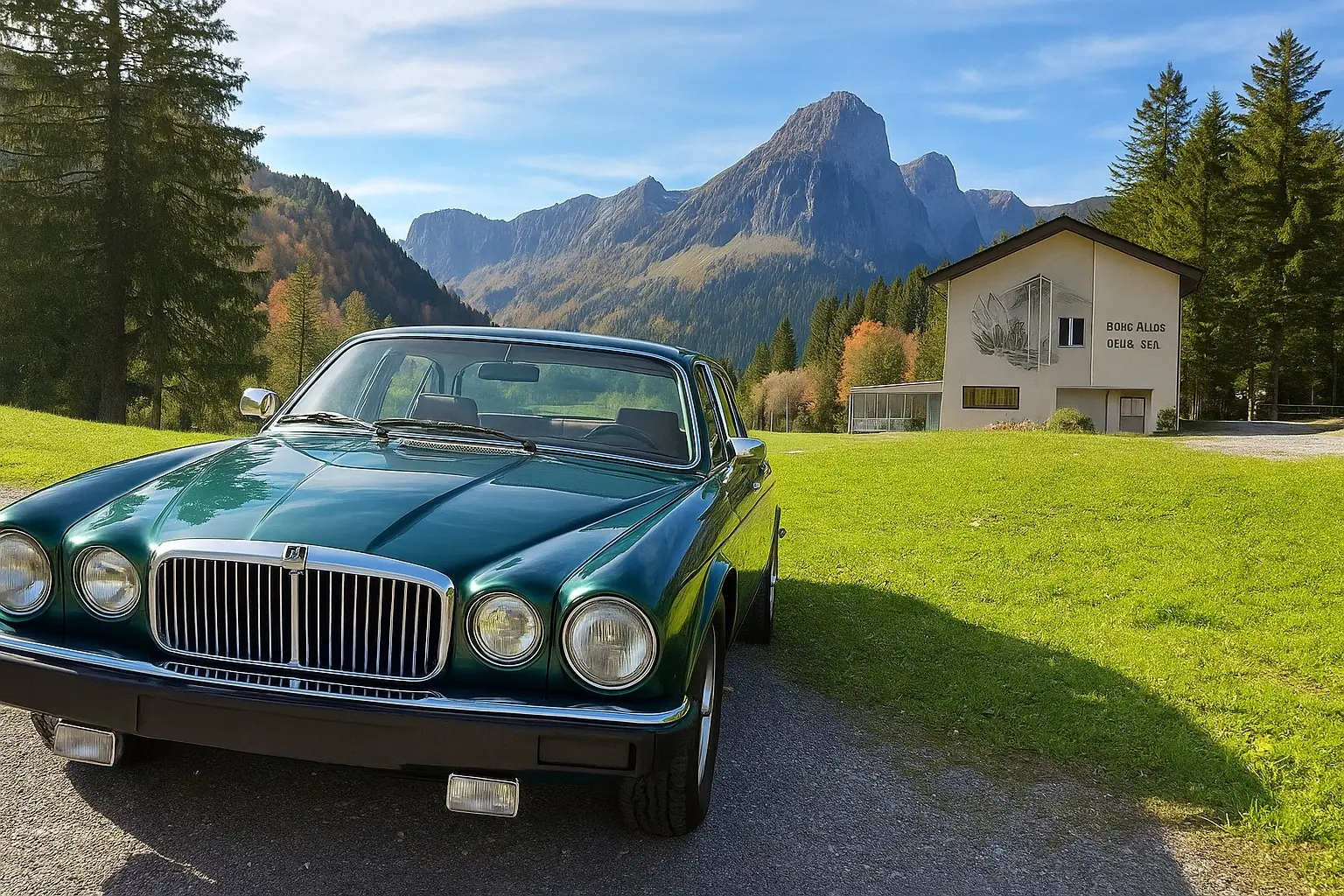 Jaguar XJ6 4.2 Swiss 1981 — Berline de prestige, moteur 4.2L classique — vista esterna
