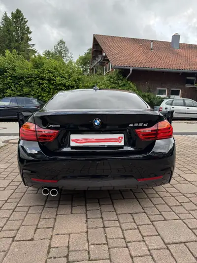 BMW 435d Gran Coupé xDrive M Sport — Diesel performant, transmission automatique, faible consommation — Heckansicht