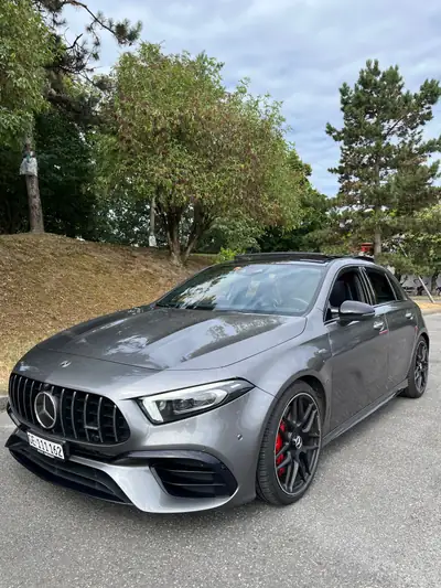 Mercedes-AMG A 45 S 4Matic+ — 422 ch, Haute Performance compacte suivie Mercedes — Außenansicht