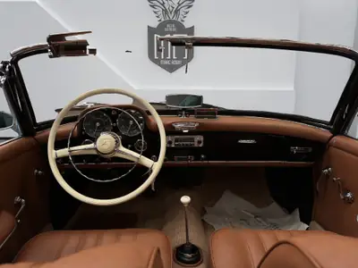 Mercedes-Benz 190 SL 1956 — Chef-d'œuvre cabriolet vintage, seulement 1720 km — Thumbnail 11
