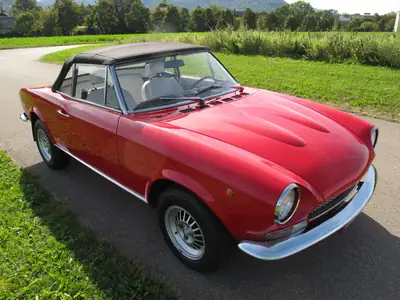 FIAT 124 Spider Sport — Cabriolet rétro 1974, 100 ch, sans accident — Miniature 15