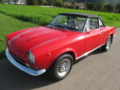 FIAT 124 Spider Sport — Cabriolet rétro 1974, 100 ch, sans accident — Miniature 14
