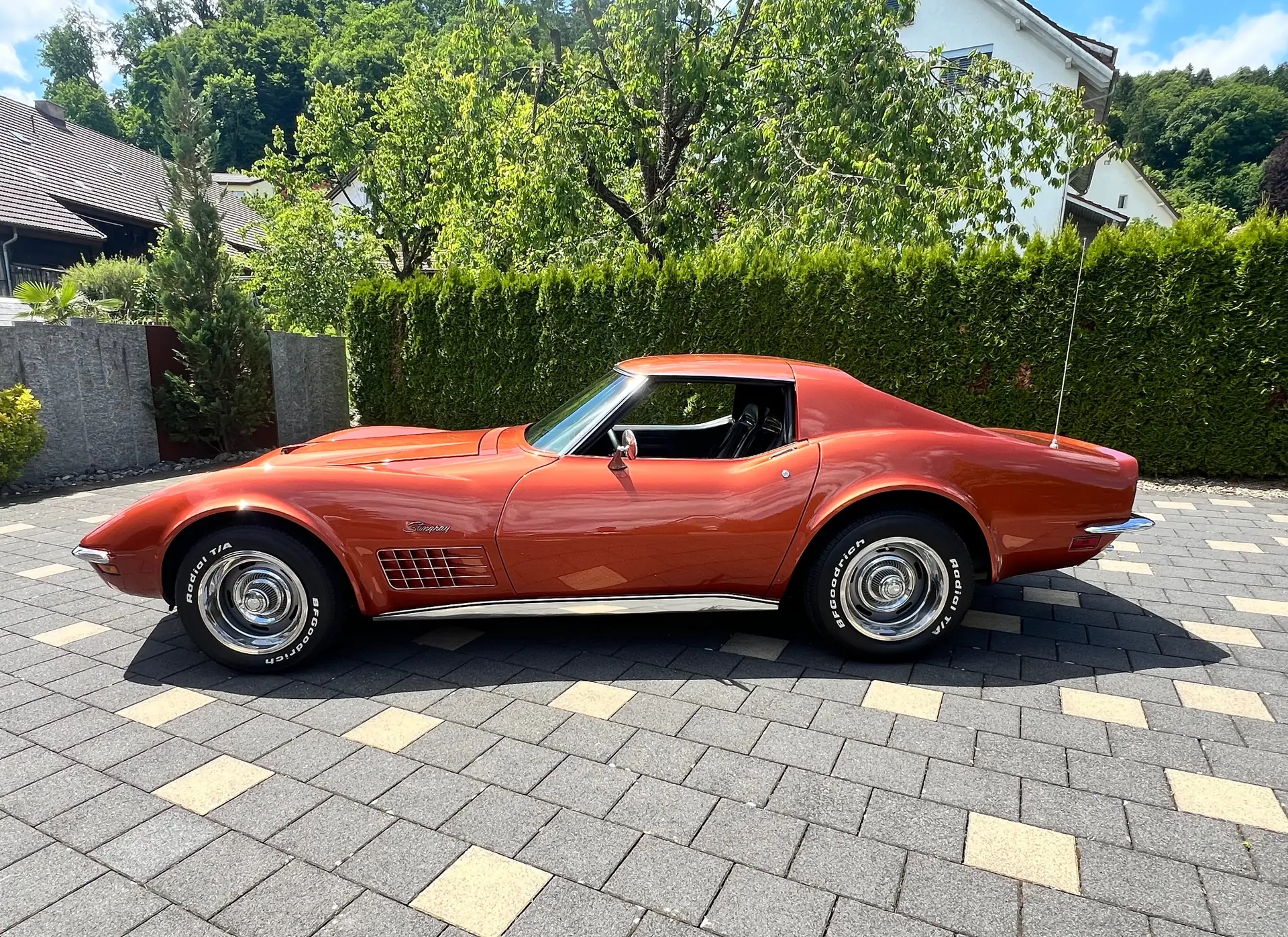 Chevrolet Corvette C3 1972 — Légende américaine, 72'000 km, orange métallisé