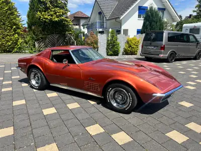 Chevrolet Corvette C3 1972 — Légende américaine, 72'000 km, orange métallisé — cruscotto