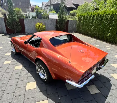 Chevrolet Corvette C3 1972 — Légende américaine, 72'000 km, orange métallisé — Miniatura 9