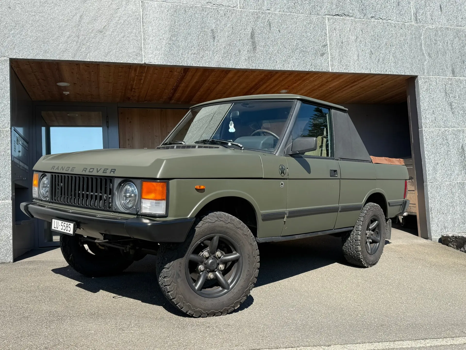 Land Rover Range Rover 1986 — Légendaire Unikat Emil Frey, véhicule vétéran d'exception — Außenansicht