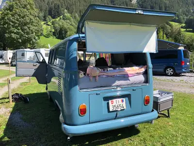 VW T1 Bulli Combi 1966 — Légende allemande d'époque, ex-armée suisse, 9000 km — Miniature 10