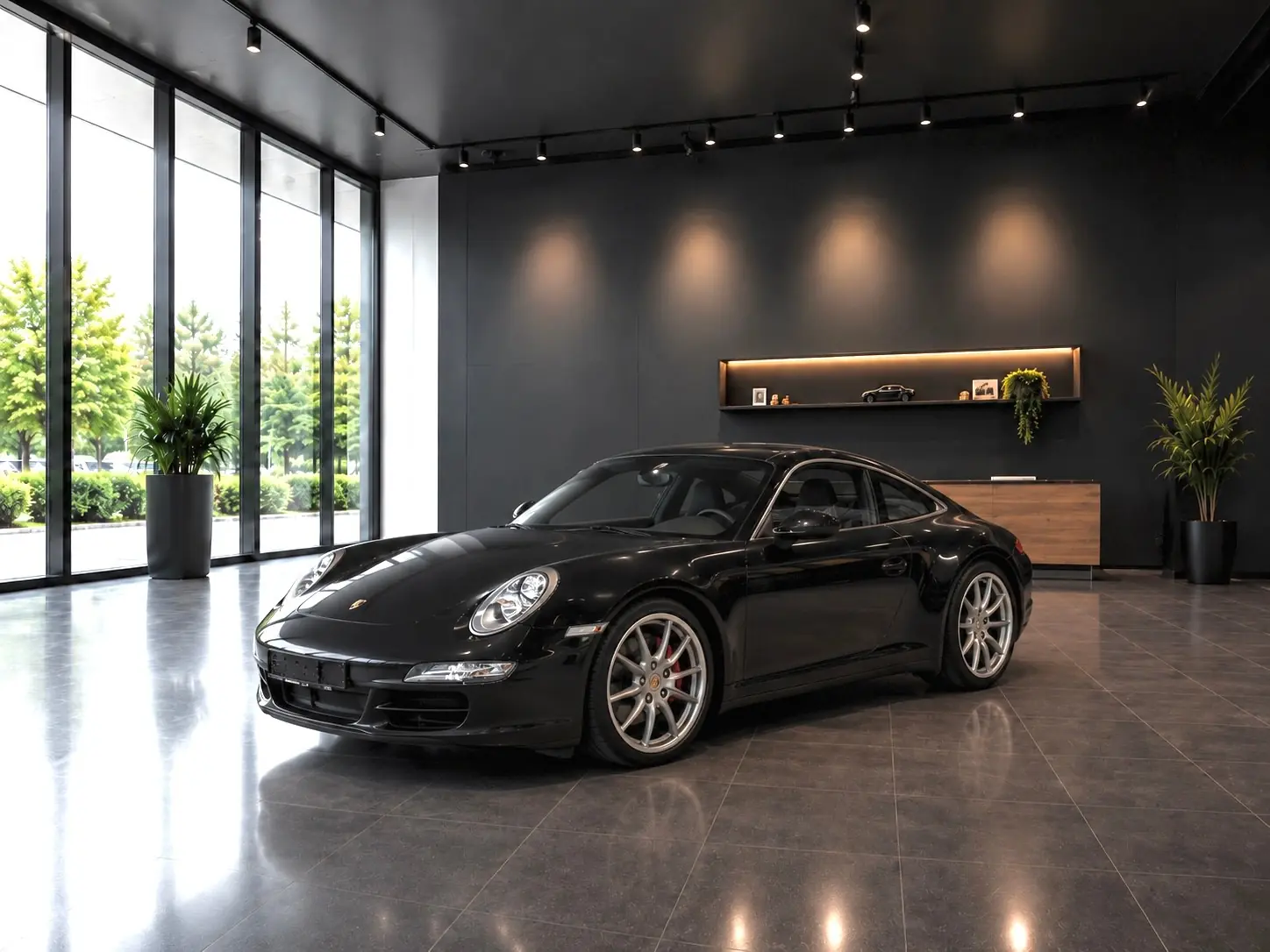 Porsche 911 Targa 4S 2008 — Cabriolet iconique, toit panoramique rétractable — vue extérieure