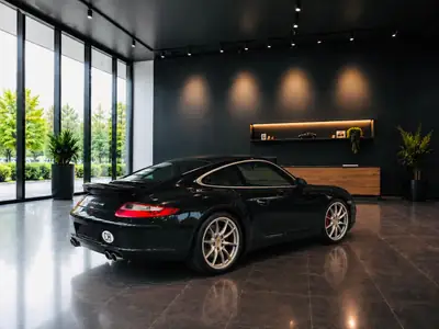 Porsche 911 Targa 4S 2008 — Cabriolet iconique, toit panoramique rétractable — arrière