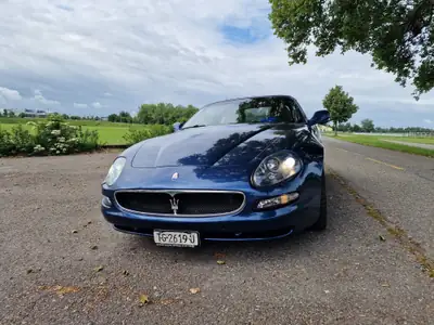 Maserati Spyder GT 2002 — Cabriolet sportif légendaire, 390 ch et 79 500 km — côté