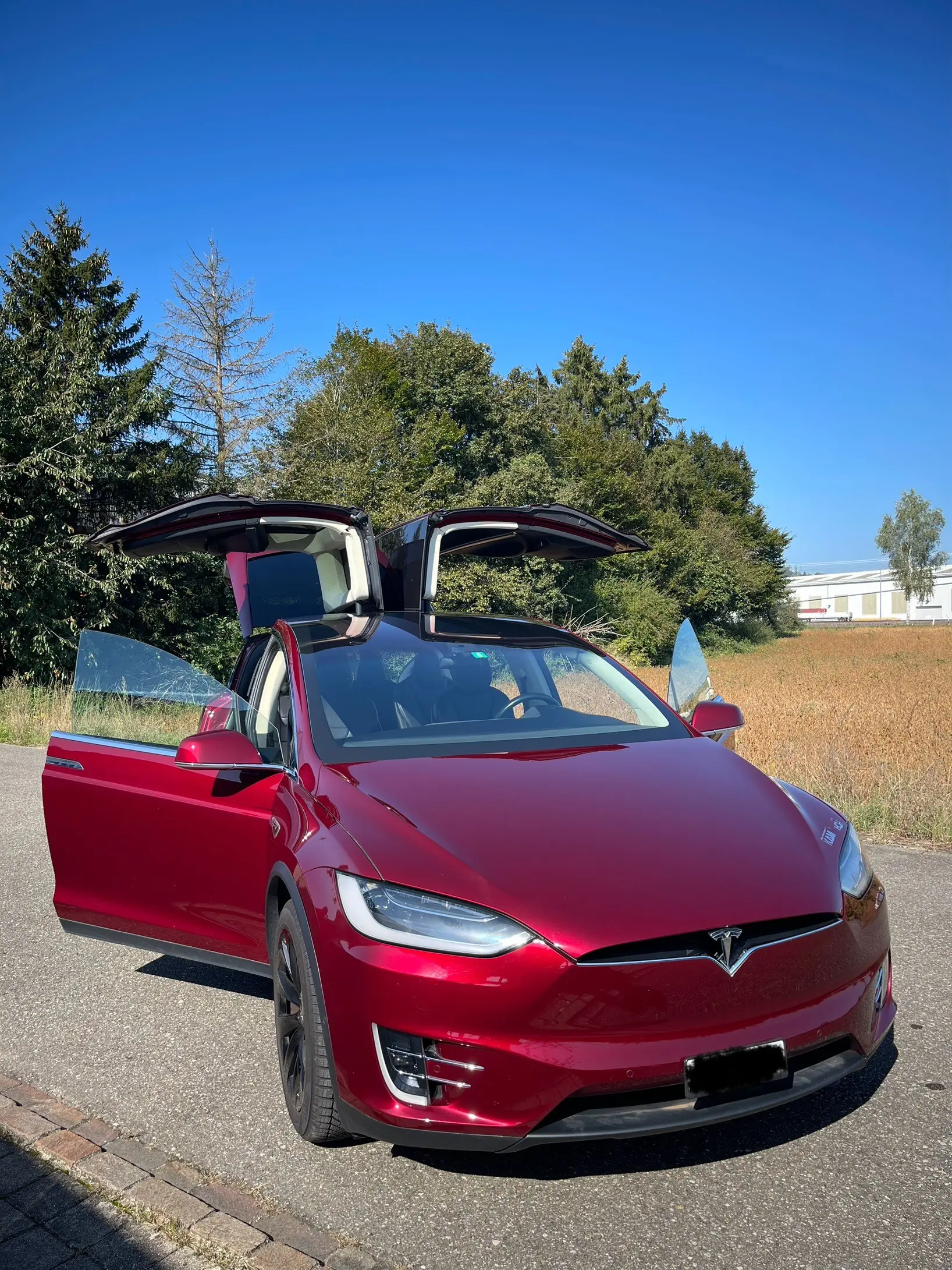 Tesla Model X P90D Signature — SUV électrique 772 ch, essence du luxe haute performance — vue extérieure