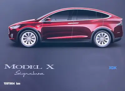 Tesla Model X P90D Signature — SUV électrique 772 ch, essence du luxe haute performance — détail