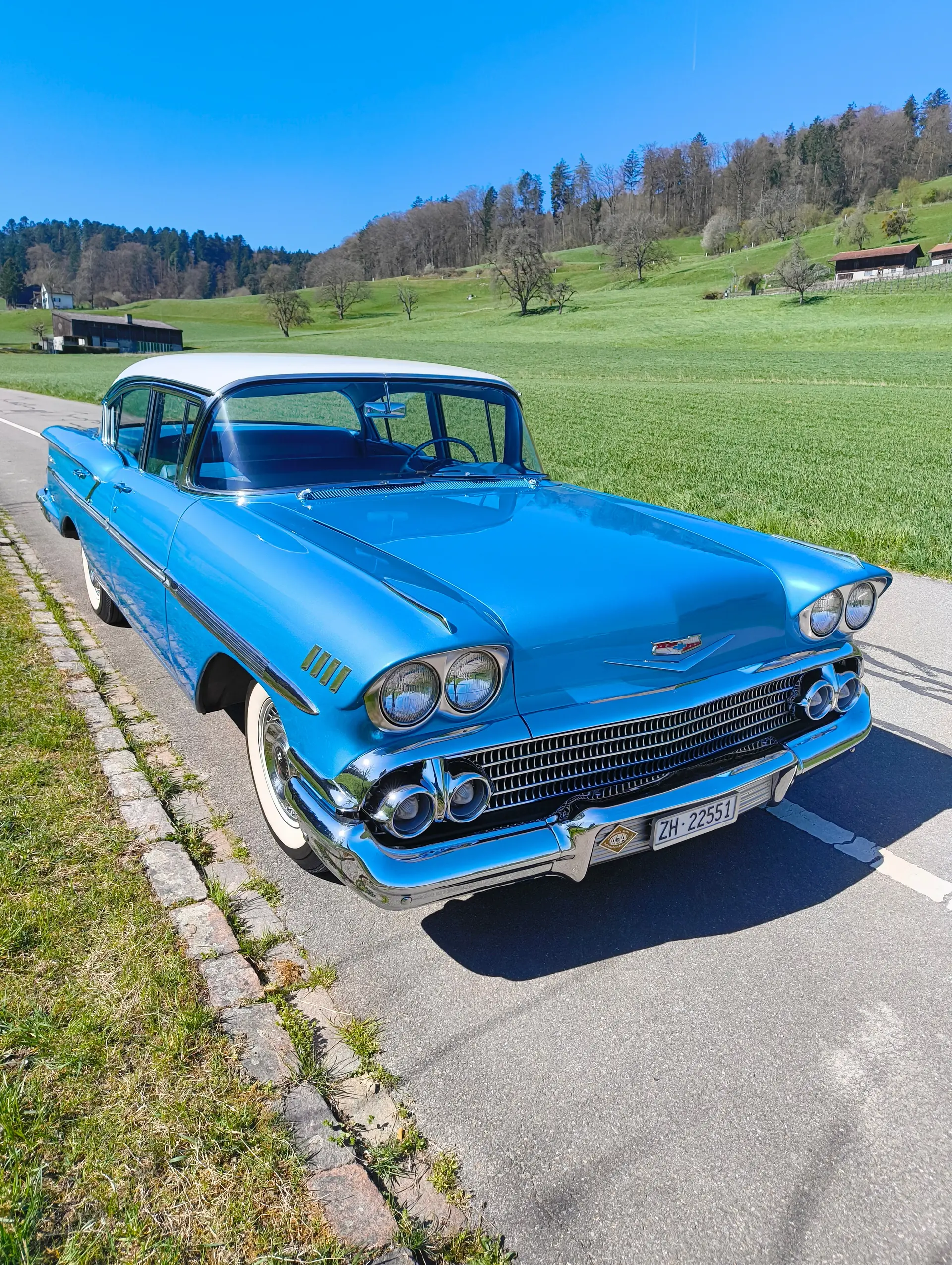 Chevrolet Belair 1958 occasion Niederglatt — 2