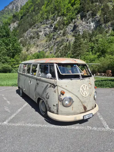 VW T1 1959 — L'icône du camping-car vintage, authentique et préservé — Außenansicht