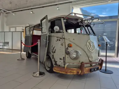 VW T1 1959 — L'icône du camping-car vintage, authentique et préservé — Heckansicht