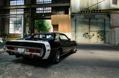 Dodge Charger 1973 — Muscle car légendaire, 243 ch, carrosserie B originale — vue extérieure