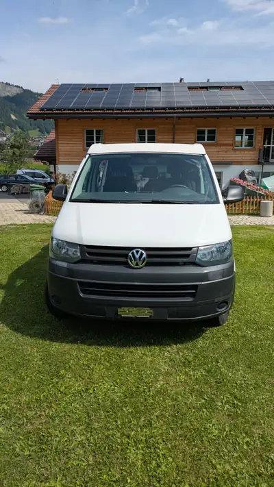 VW T5 2.0 TDI 4motion — Monospace 8 places robuste, toit relevable et autonomie maximale — cruscotto