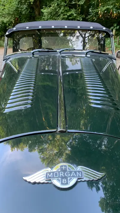Morgan Plus 8 Roadster 1989 — Légende britannique, British Racing Green authentique — Miniature 14