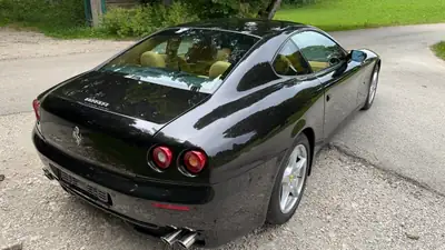 Ferrari 612 F1 2006 — Gran turismo légendaire, 540 ch, 42'000 km seulement — fianco