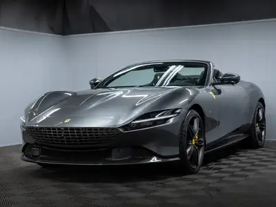 Ferrari Roma Spider 3.9 V8 — Cabriolet italien haute performance, 6000 km seulement — vue extérieure
