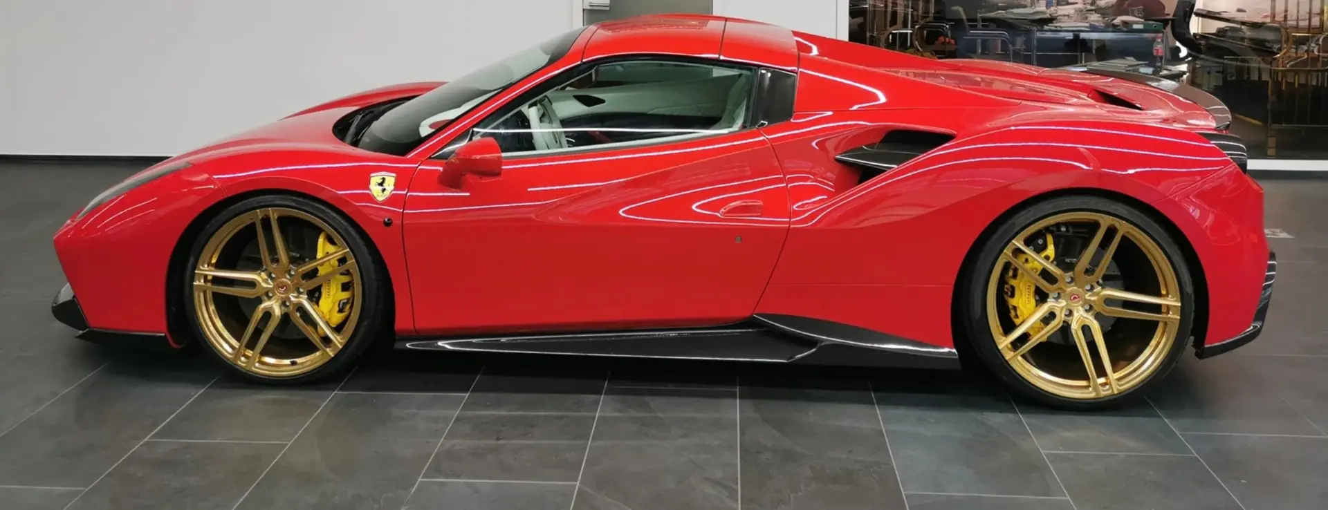 Ferrari 488 Spider 3.9 V8 NOVITEC — Cabriolet de prestige, 670 ch, véhicule unique