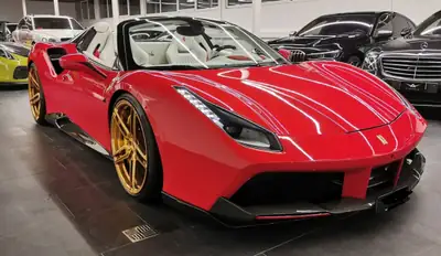Ferrari 488 Spider 3.9 V8 NOVITEC — Cabriolet de prestige, 670 ch, véhicule unique — arrière